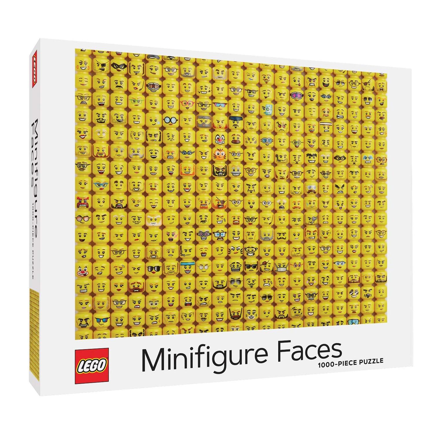 Lego Minifigure Faces puslespil - 1000 brikker